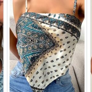 Bandana crop top